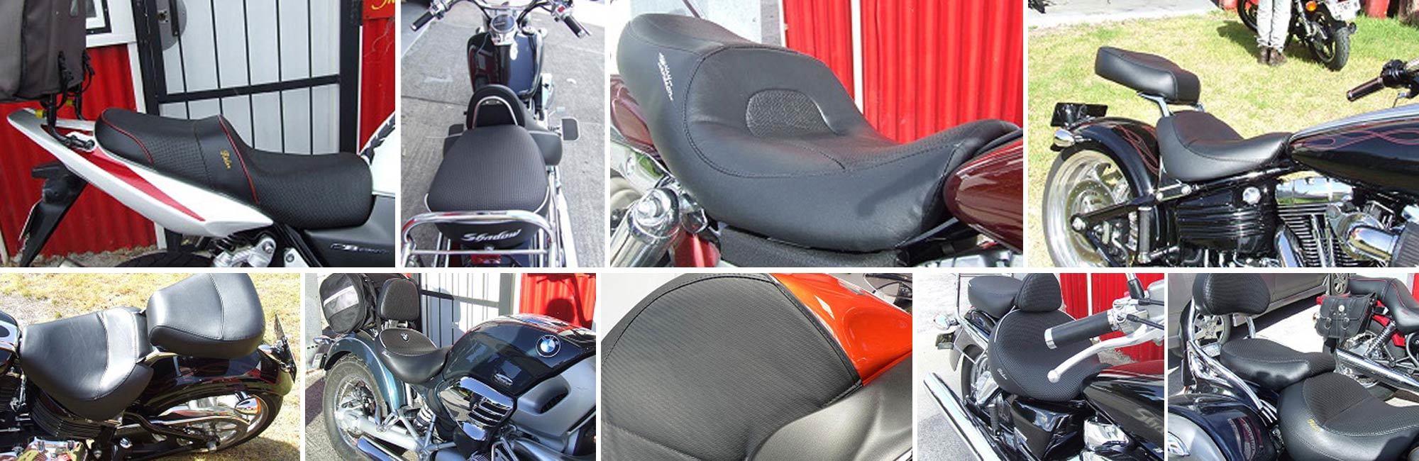 reupholstering motorcycle seat